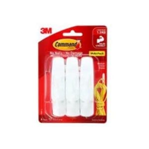 Command Hooks, Medium, White #17001