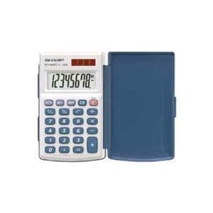 EL-243SB Twin Power 8 digit calculator with hard cover (Solar cell & LR1130 x 1)