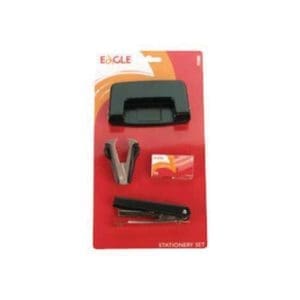 Stationery Set (2 Hole Punch, Remover, Stapler #10, Staples) #995S