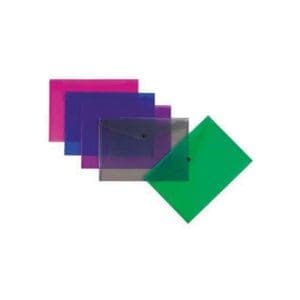 Document Carry File with Button A4