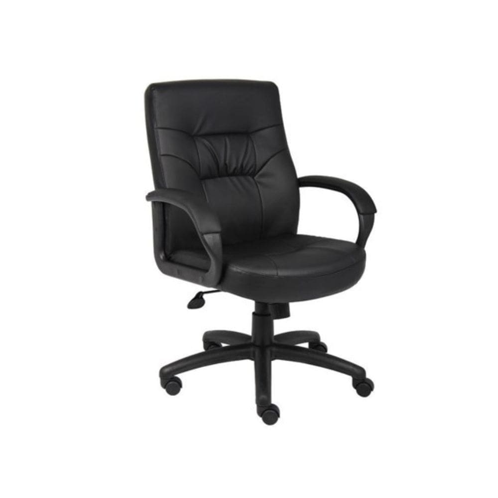 Executive Medium Back Leather Black (B7-506BK)